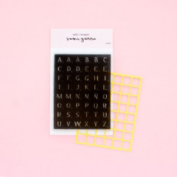 Sello + Troquel Alfabeto Scrabble de Sami Garra