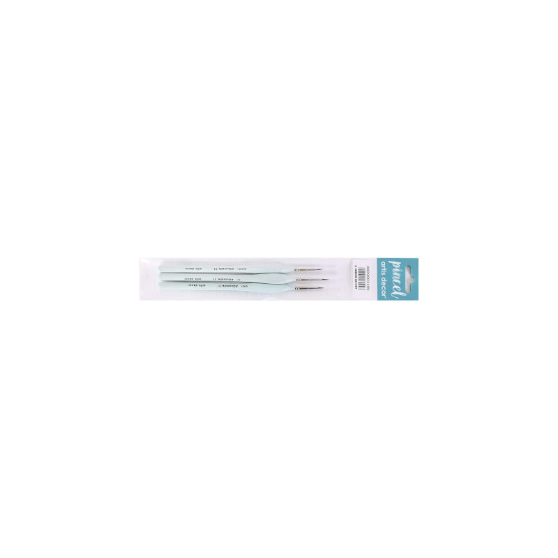 Set de 3 Pinceles aQuarelle de Artis Decor