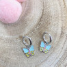 Pendientes Mariposa Azul y Amarilla